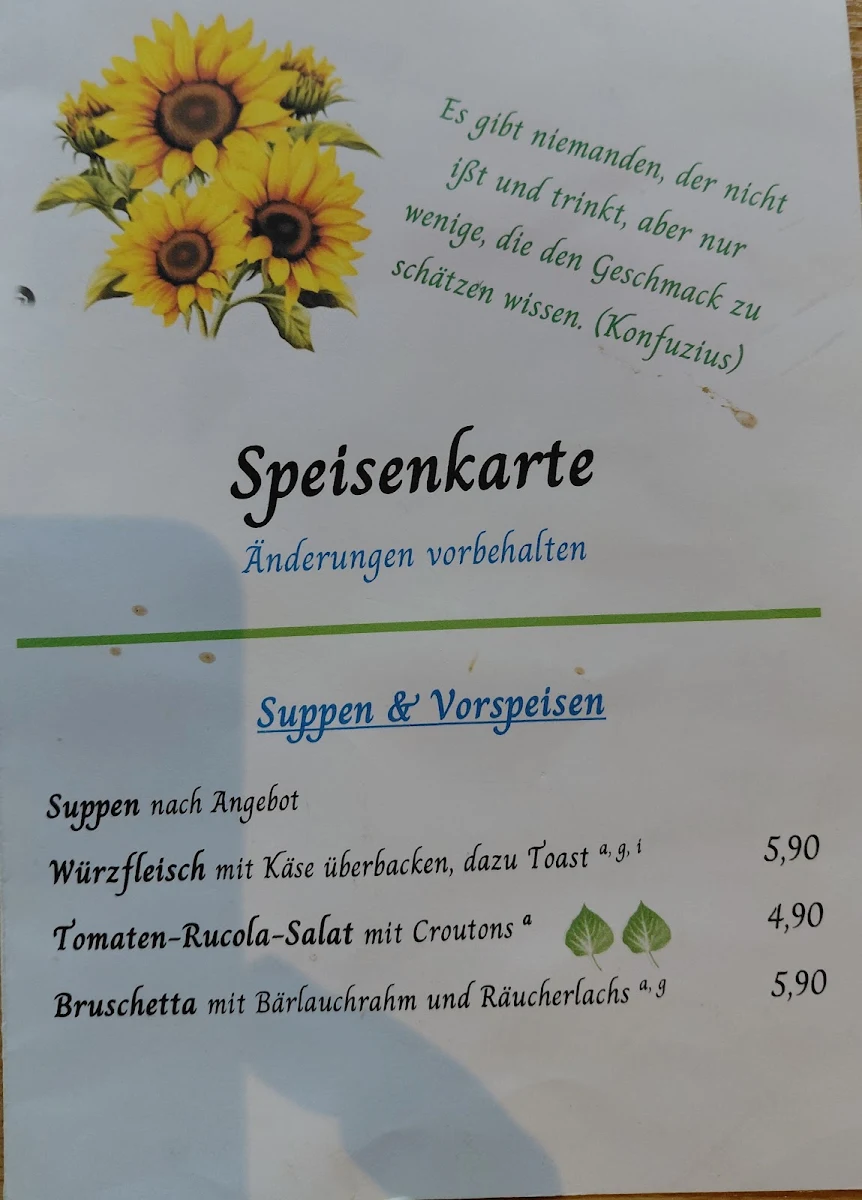 Speisekarte photo 5