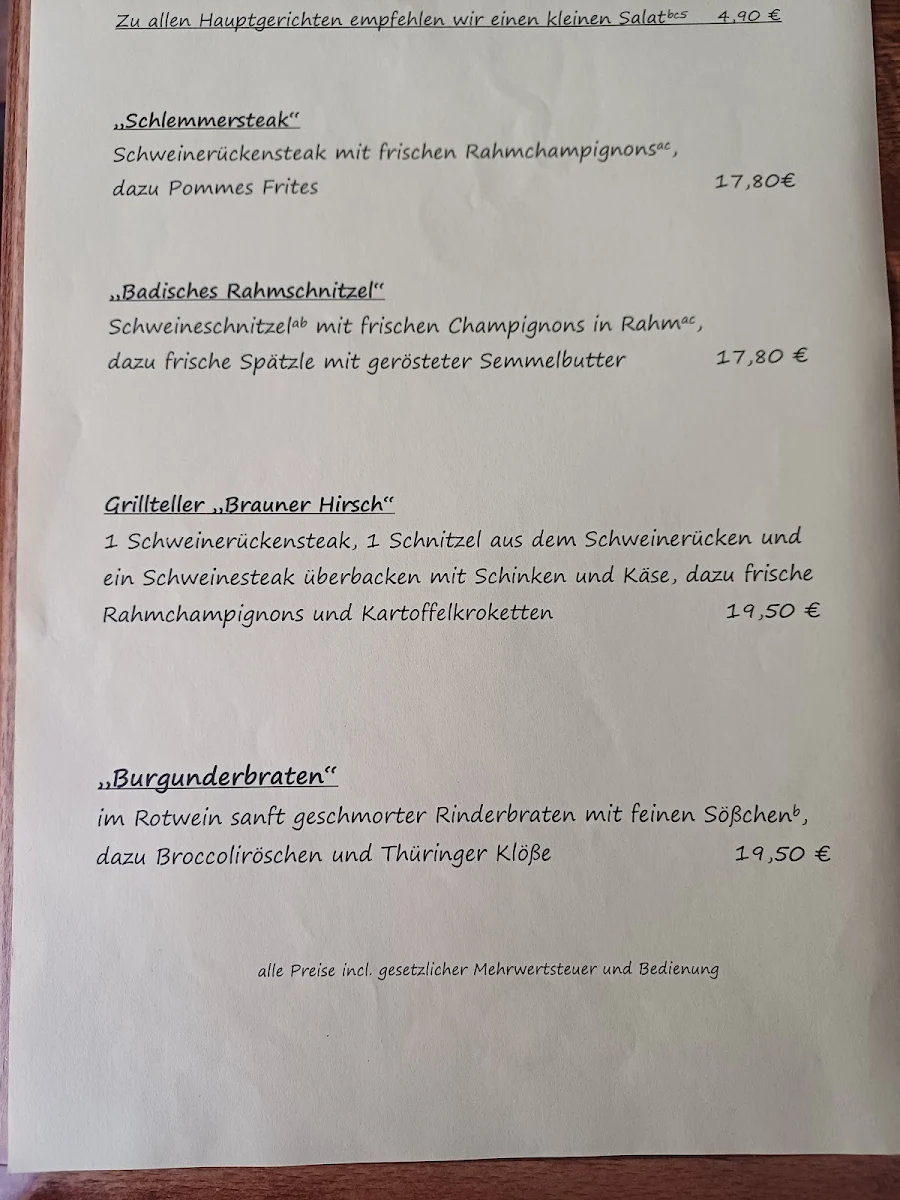 Speisekarte photo 2