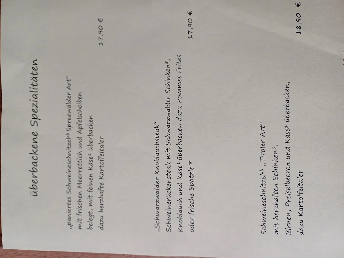 Speisekarte photo 4