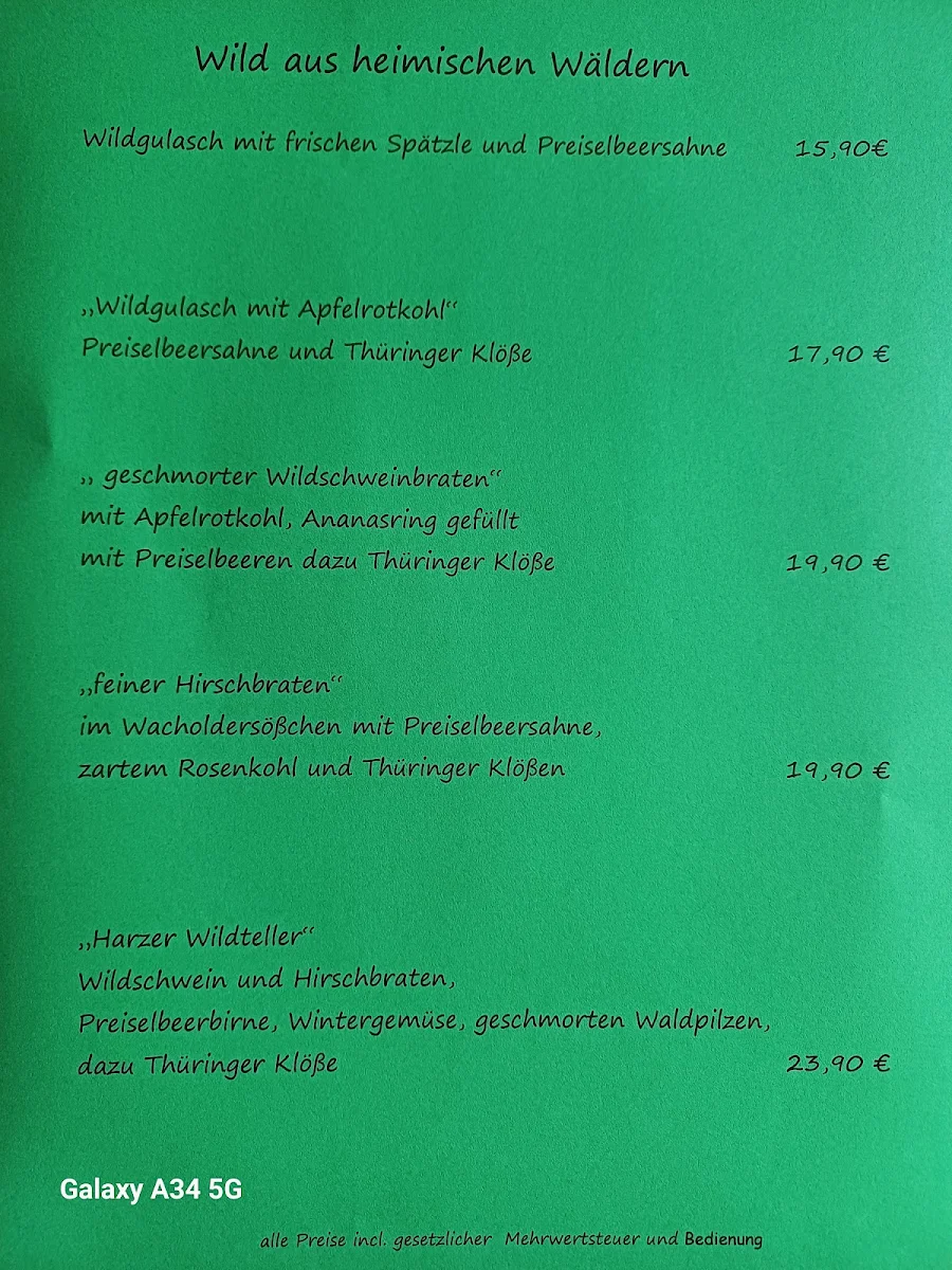 Speisekarte photo 5