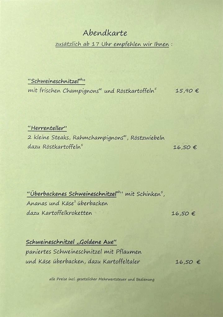 Speisekarte photo 6