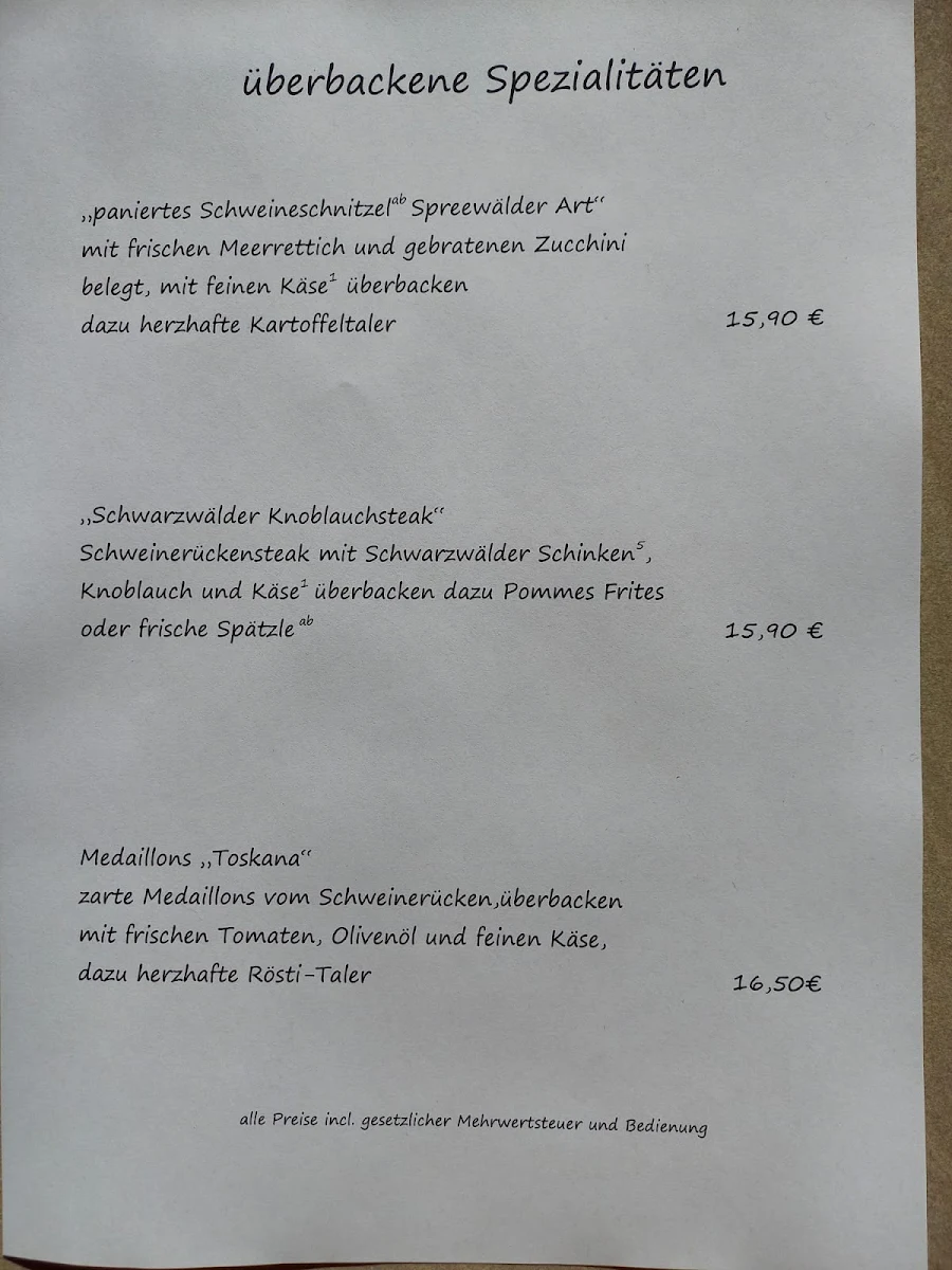 Speisekarte photo 9