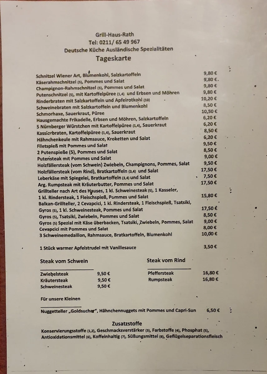 Speisekarte photo 2