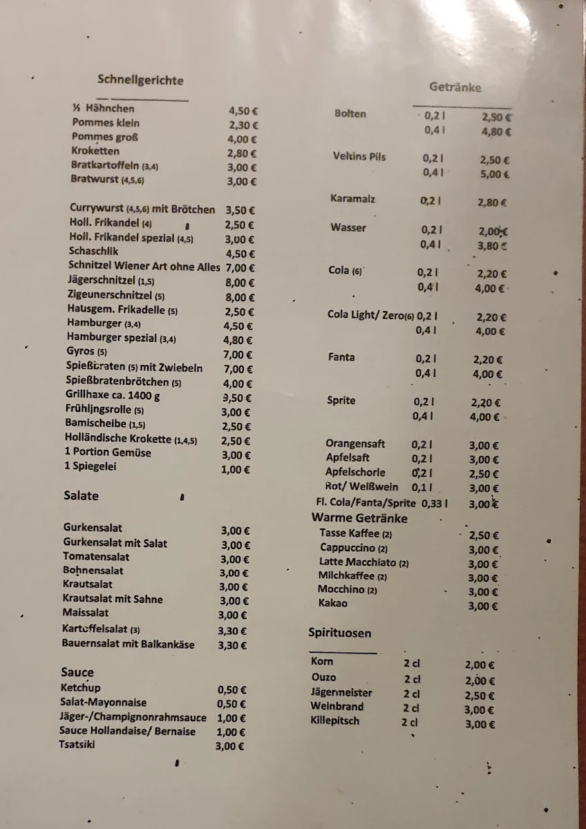 Speisekarte photo 3