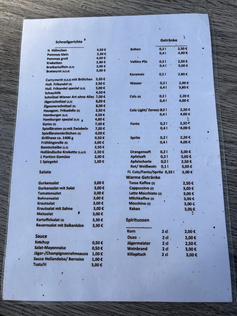 Speisekarte photo 5
