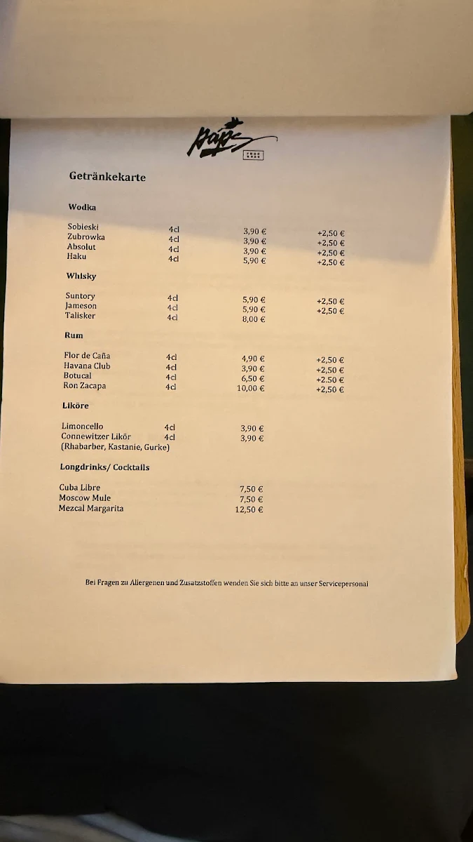 Speisekarte photo 2