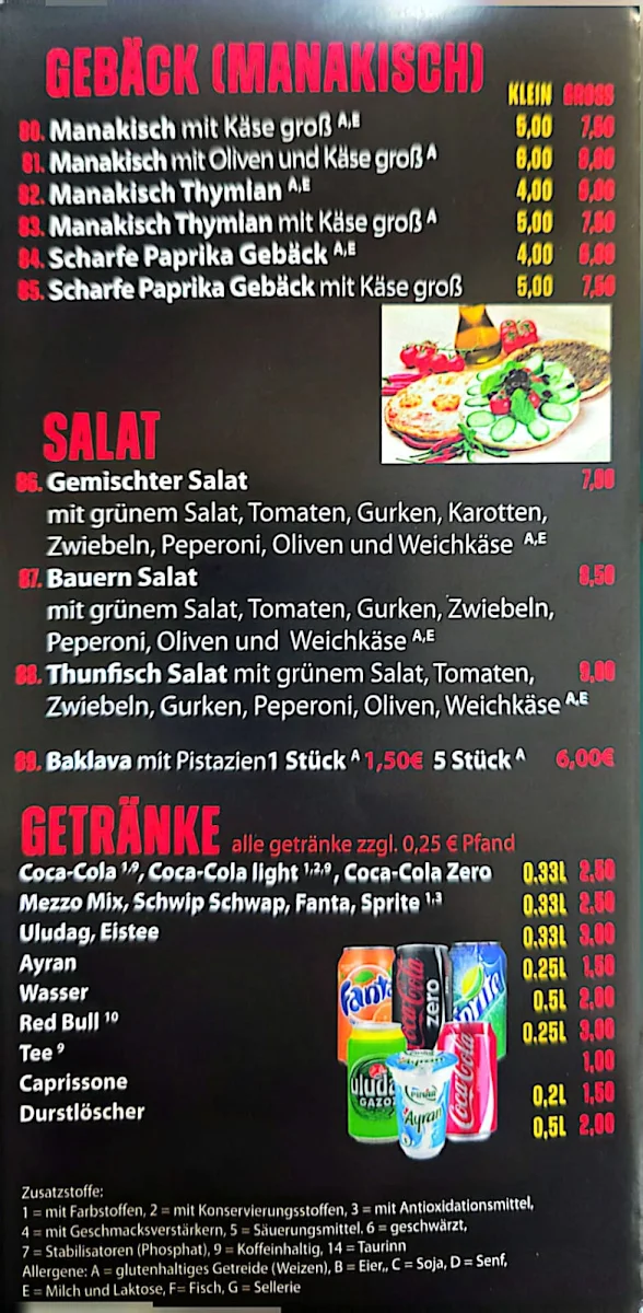 Speisekarte photo 3
