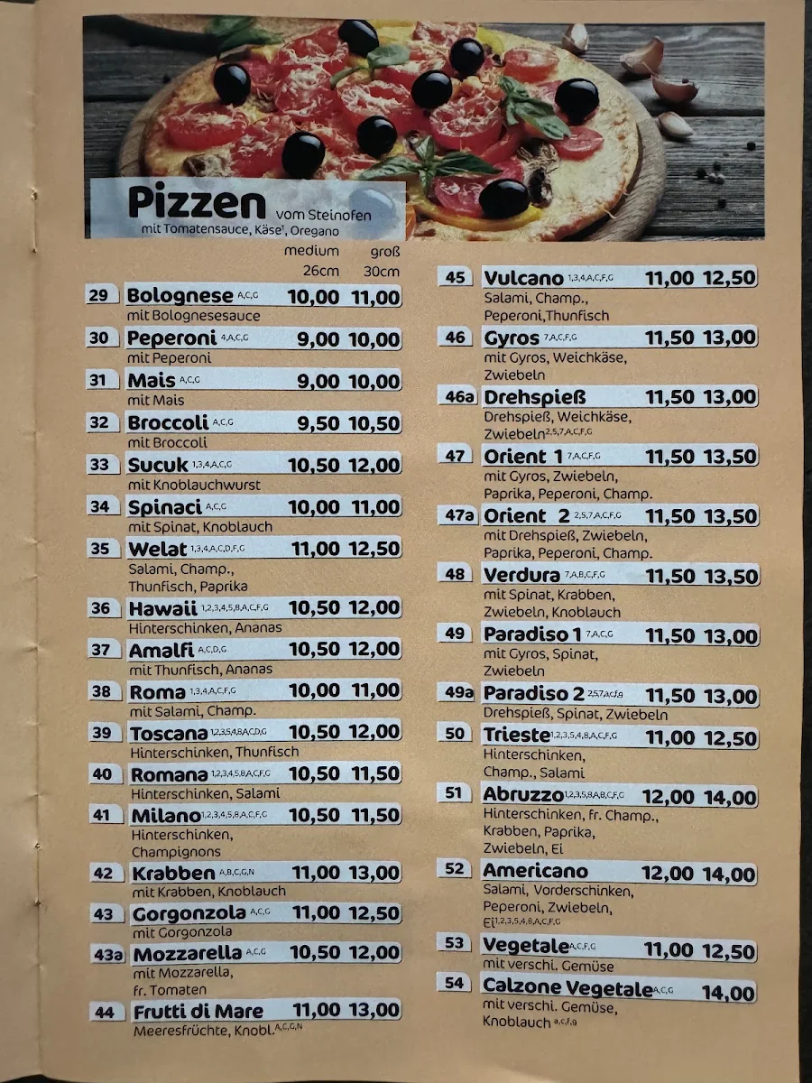Speisekarte photo 2
