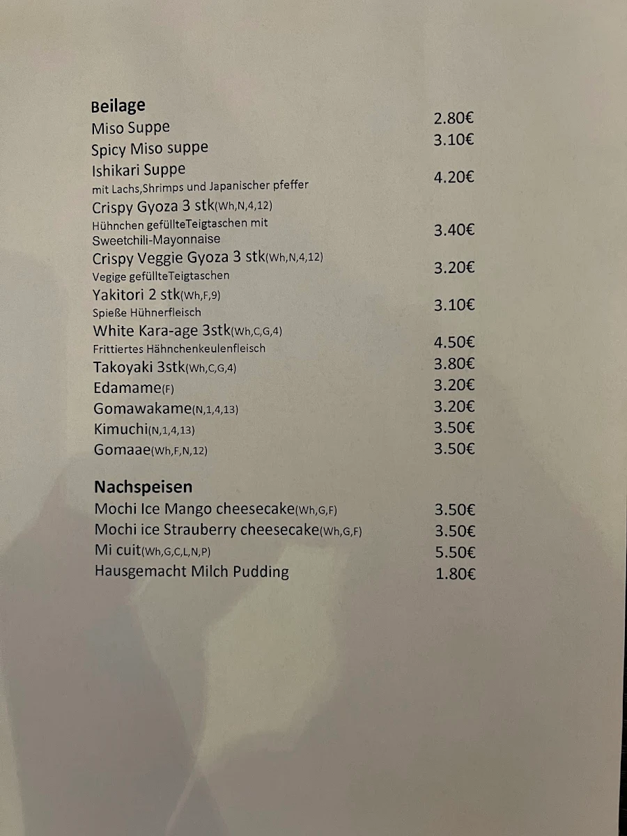 Speisekarte photo 1