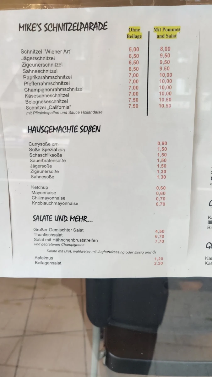 Speisekarte photo 4