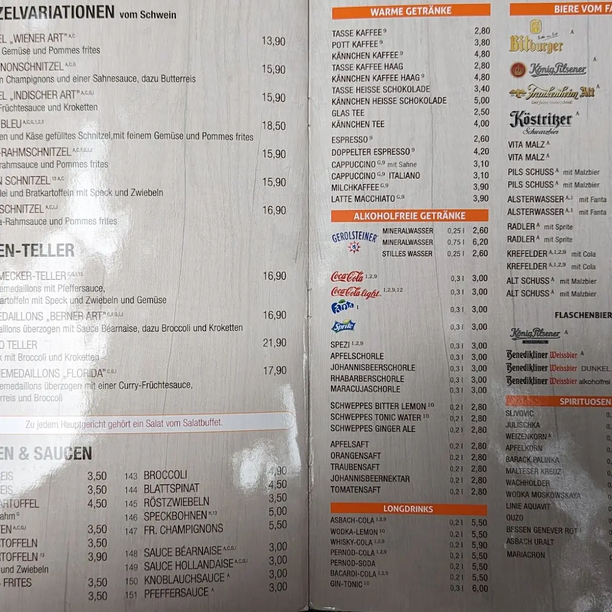 Speisekarte photo 2