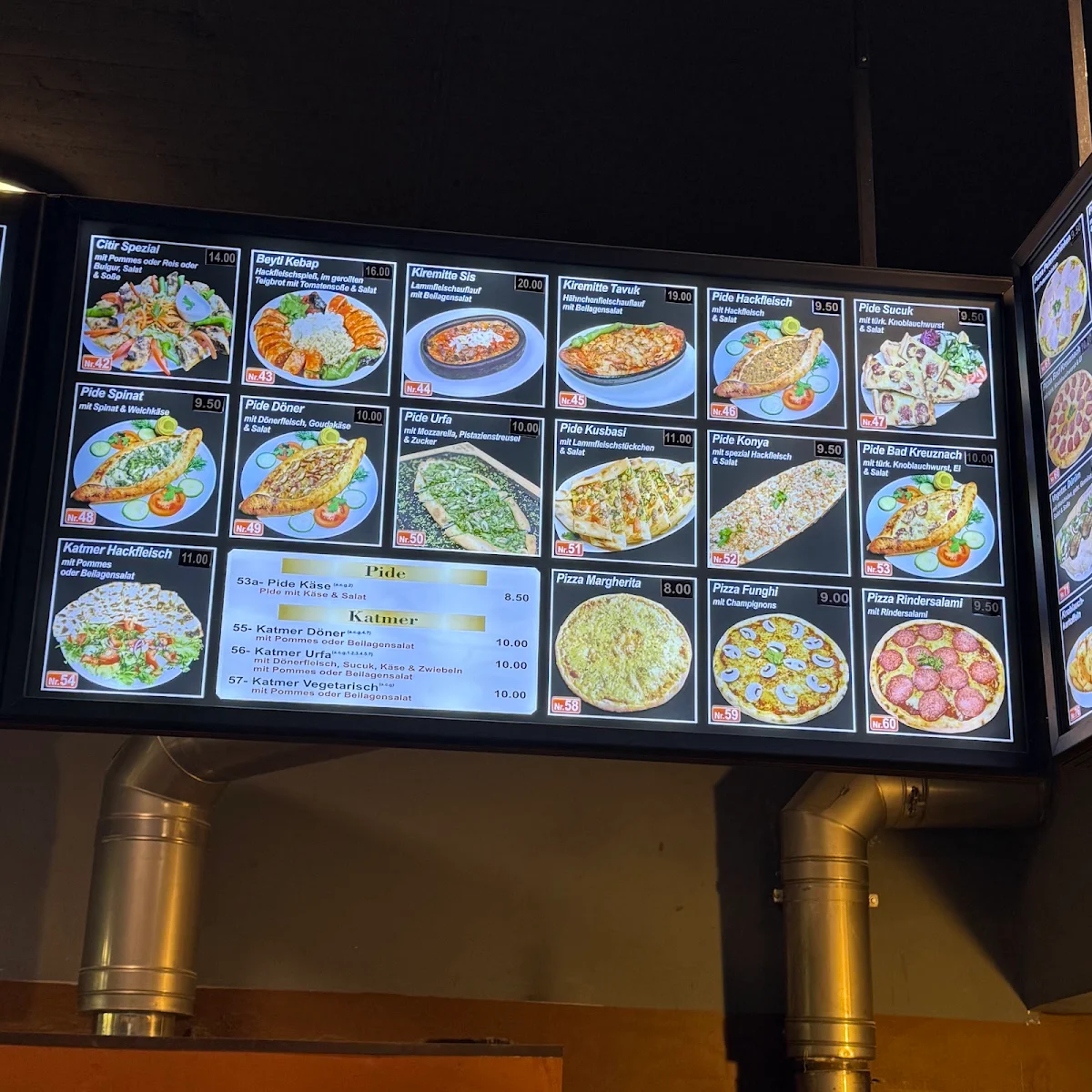 Speisekarte, Urfa Grill