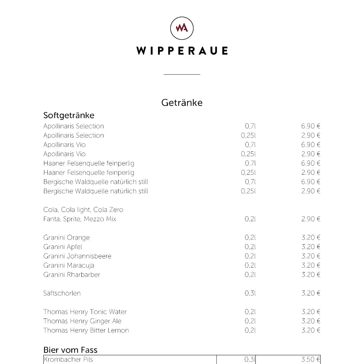 Speisekarte photo 1