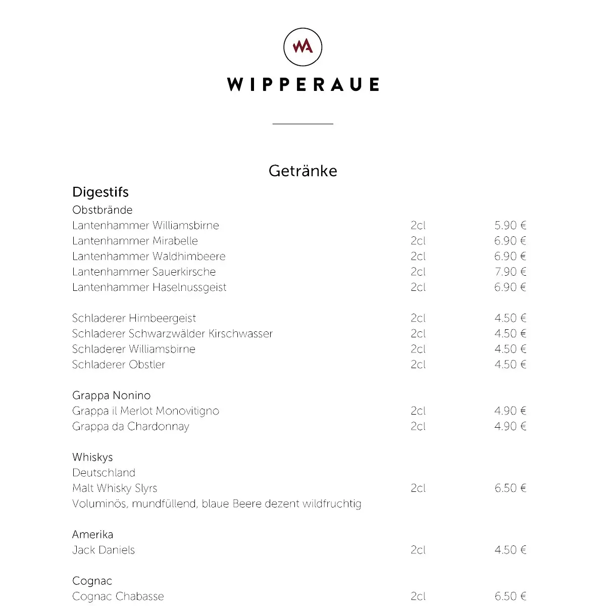 Speisekarte photo 3