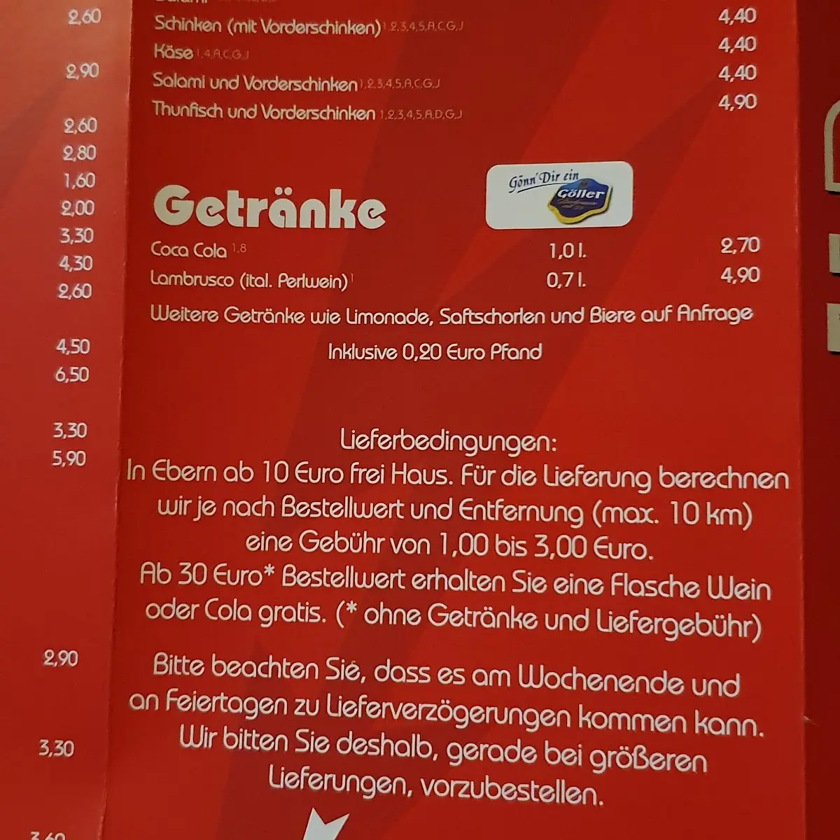 Speisekarte photo 1
