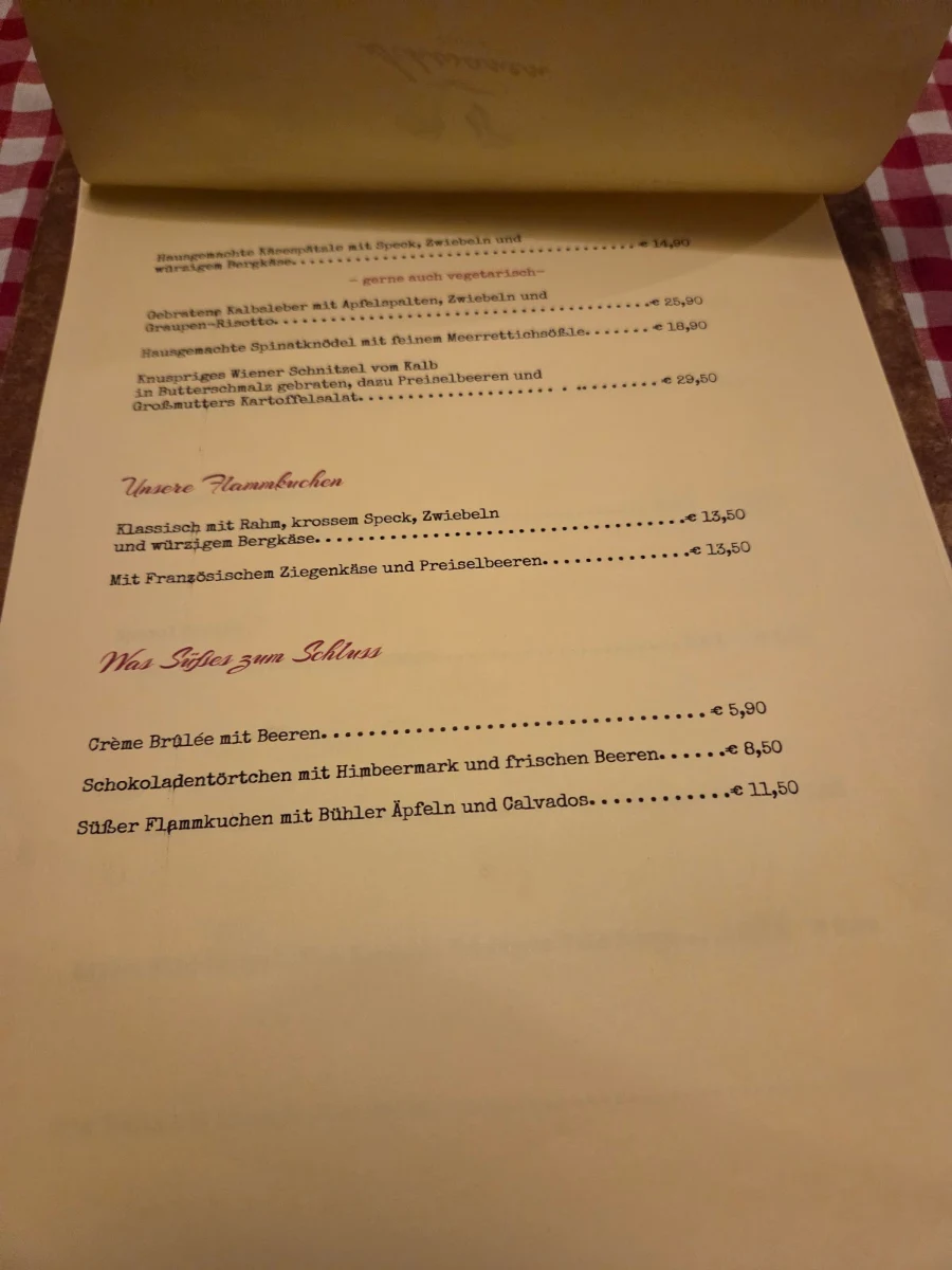 Speisekarte photo 3