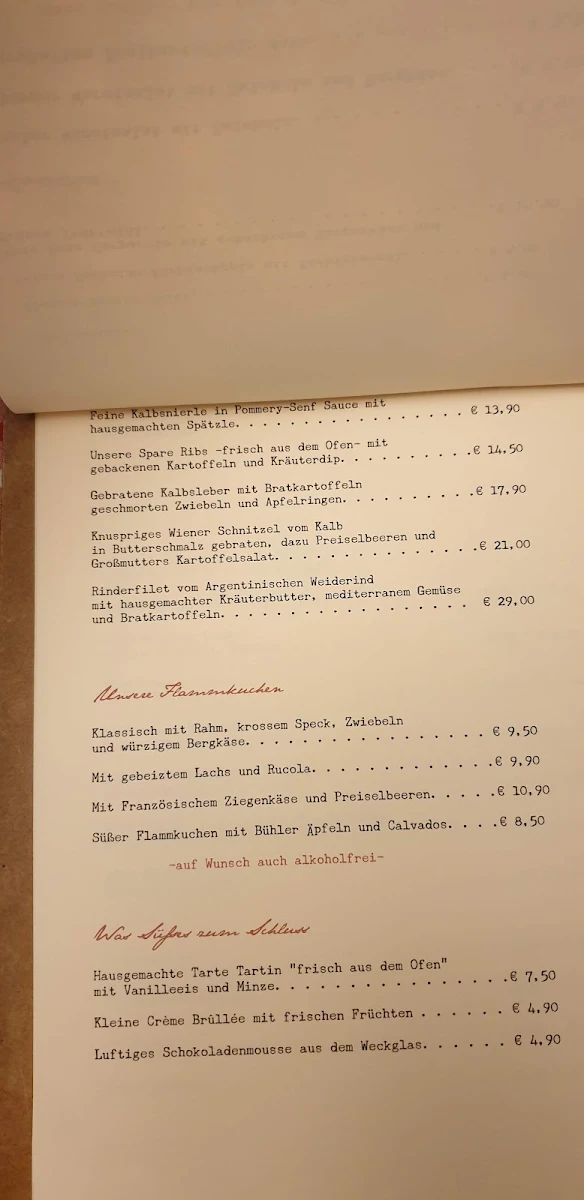 Speisekarte photo 9