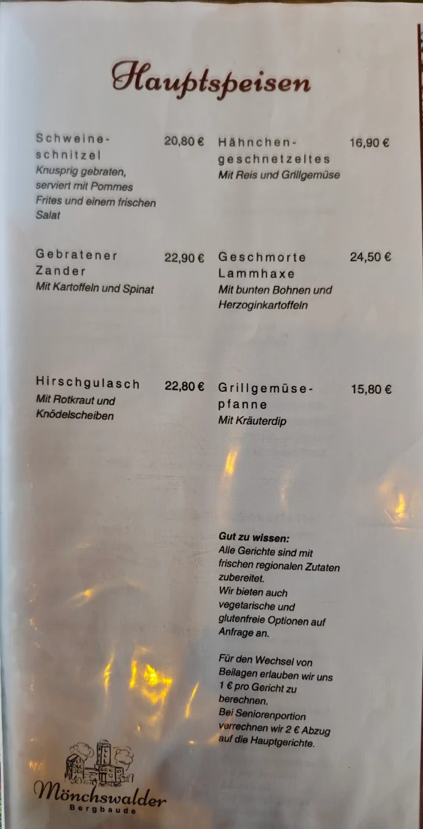 Speisekarte photo 2