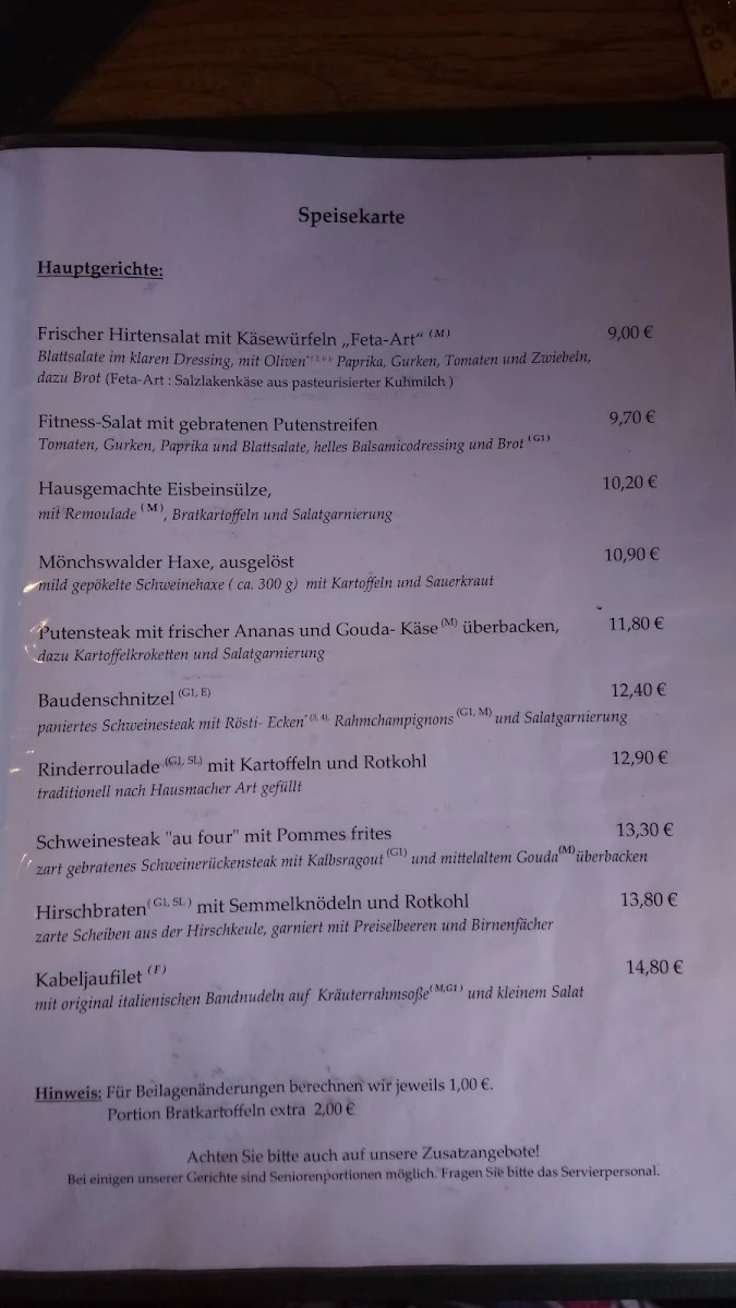 Speisekarte photo 8