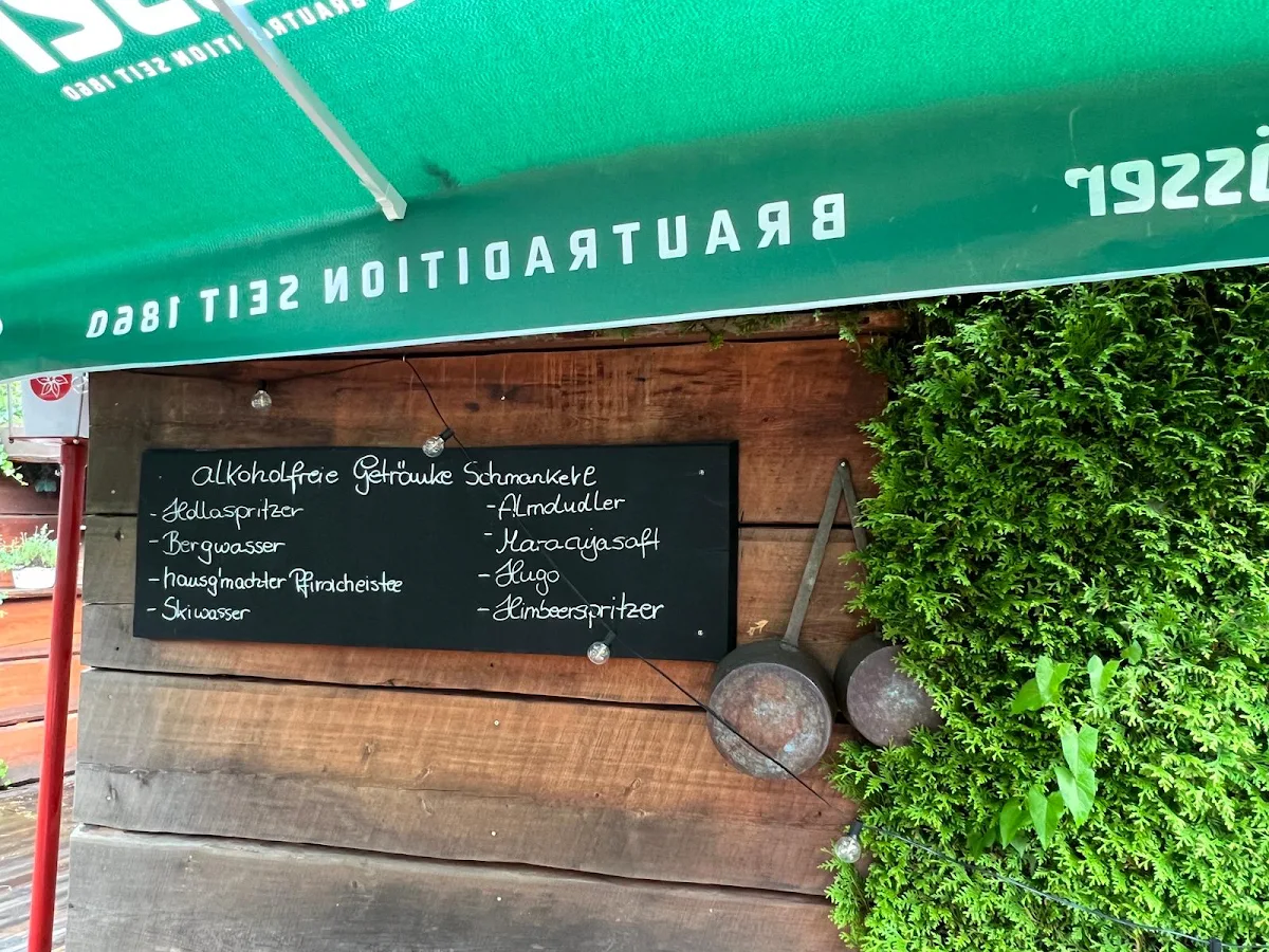 Speisekarte, Zwutschkerl Alm, original östereichische Schmankerl