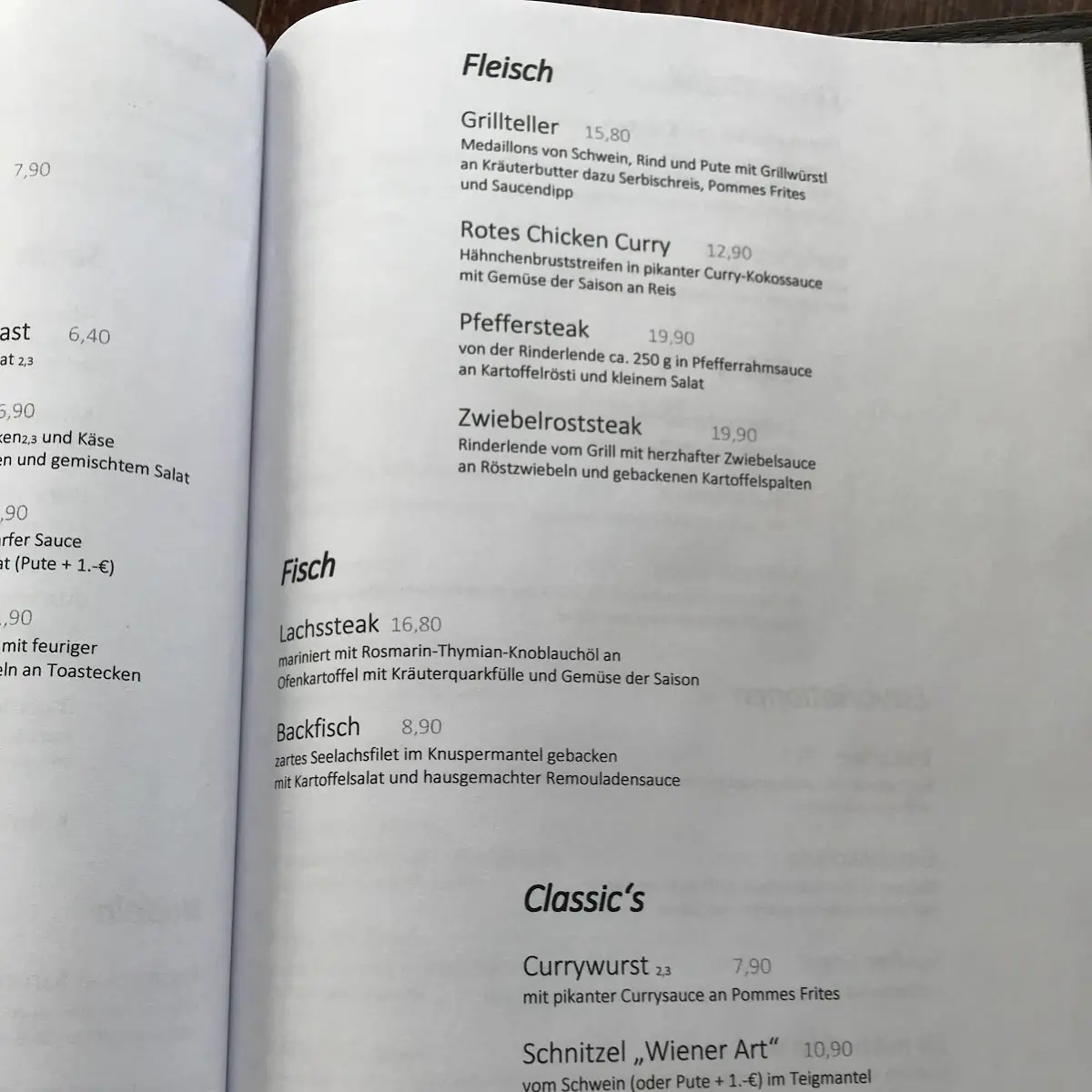 Speisekarte photo 10