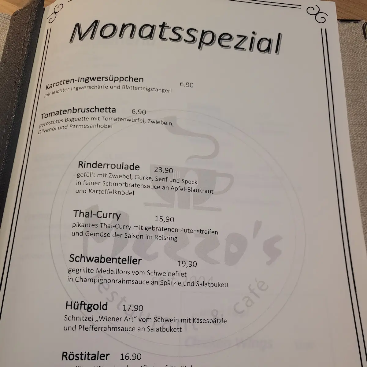 Speisekarte photo 8