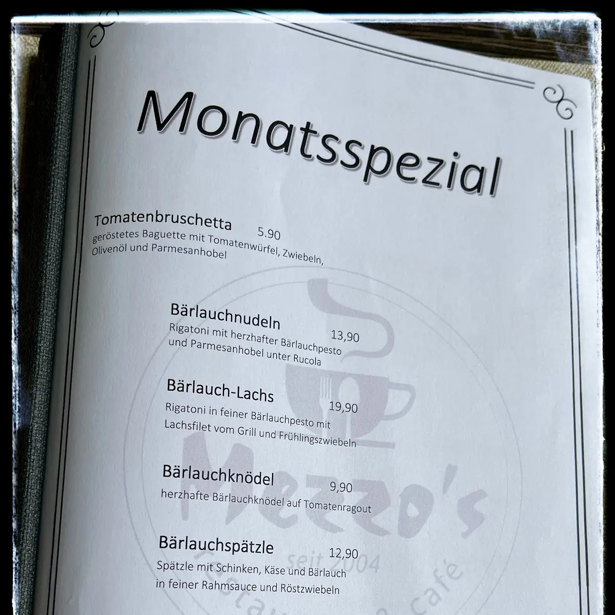 Speisekarte photo 9