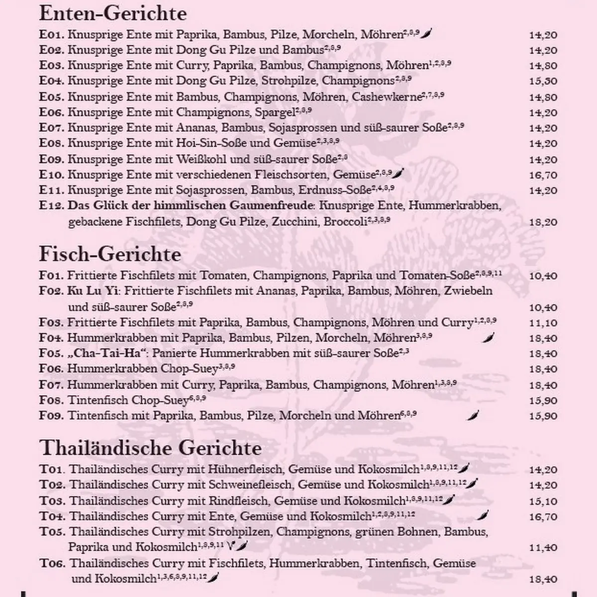 Speisekarte photo 2