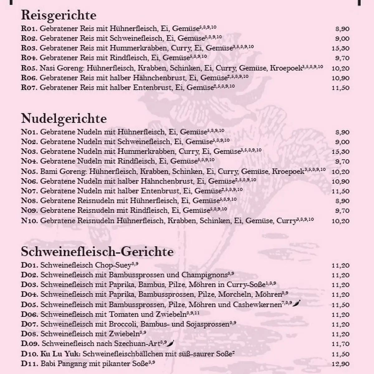 Speisekarte photo 6
