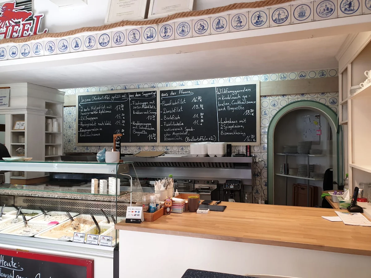 Speisekarte, Scheel Fischspezialitäten - Fisch-Bistro & Feinkostladen