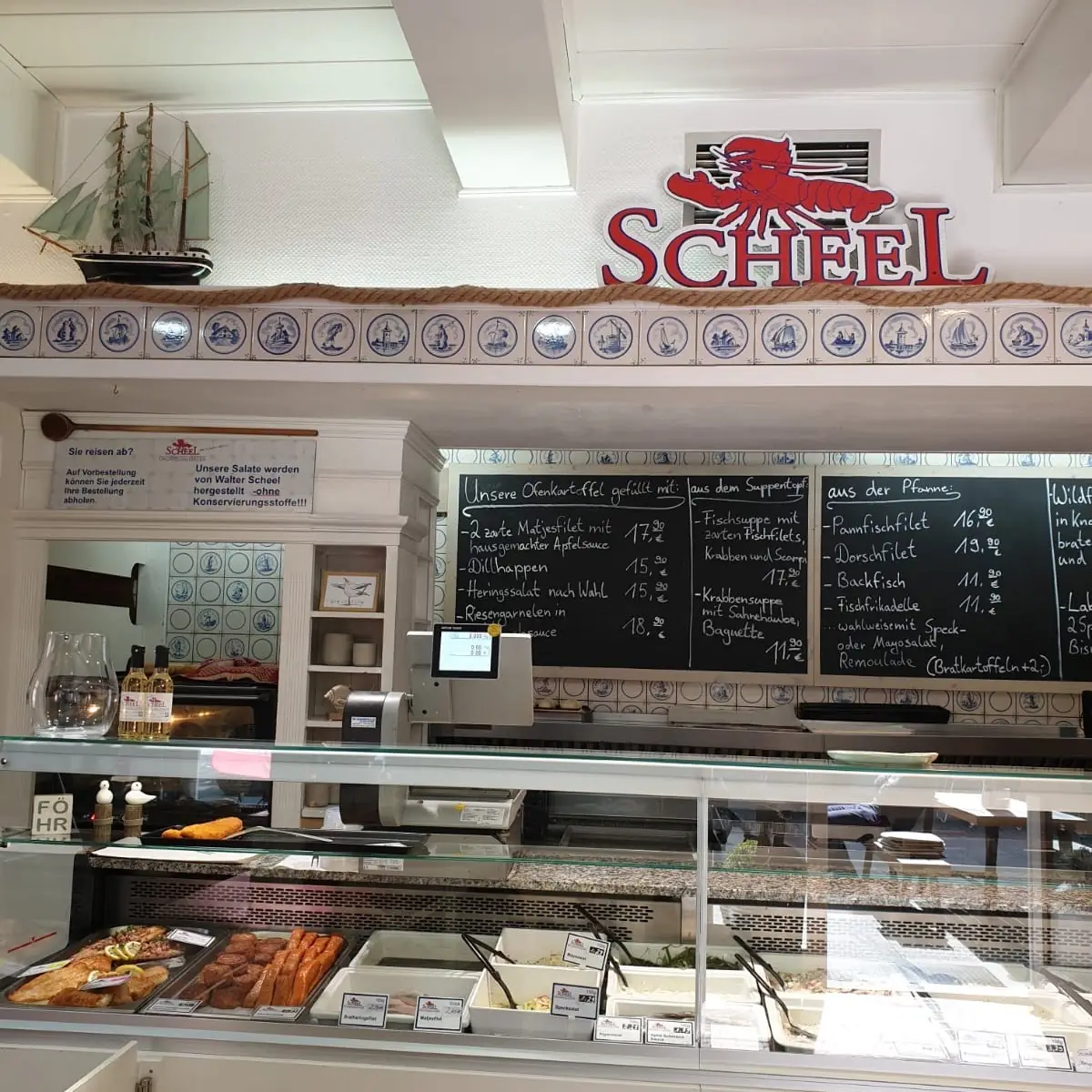 Atmosphäre, Scheel Fischspezialitäten - Fisch-Bistro & Feinkostladen