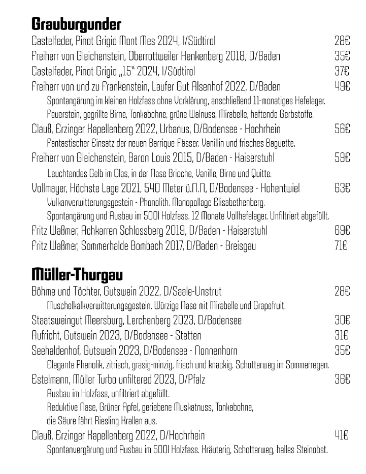 Speisekarte photo 3