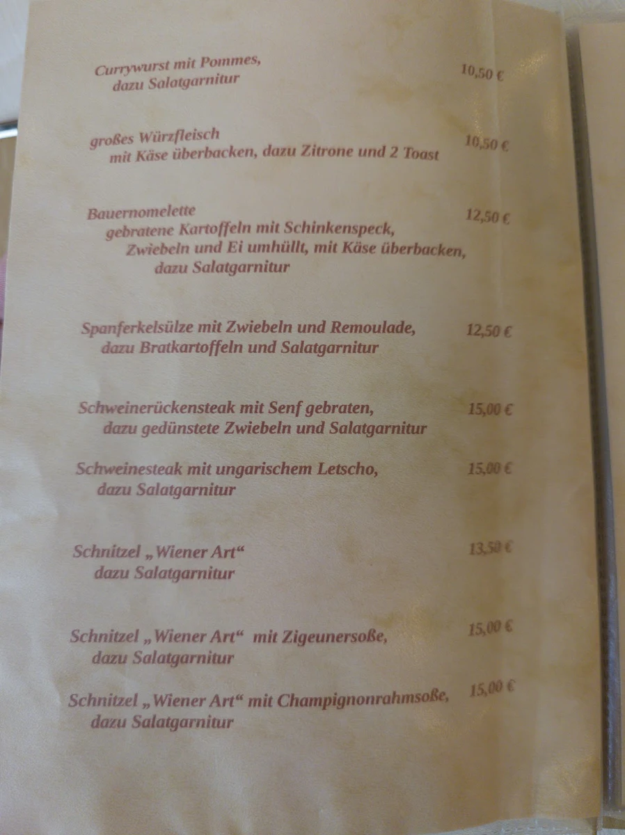 Speisekarte photo 2