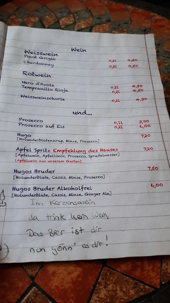 Speisekarte photo 2