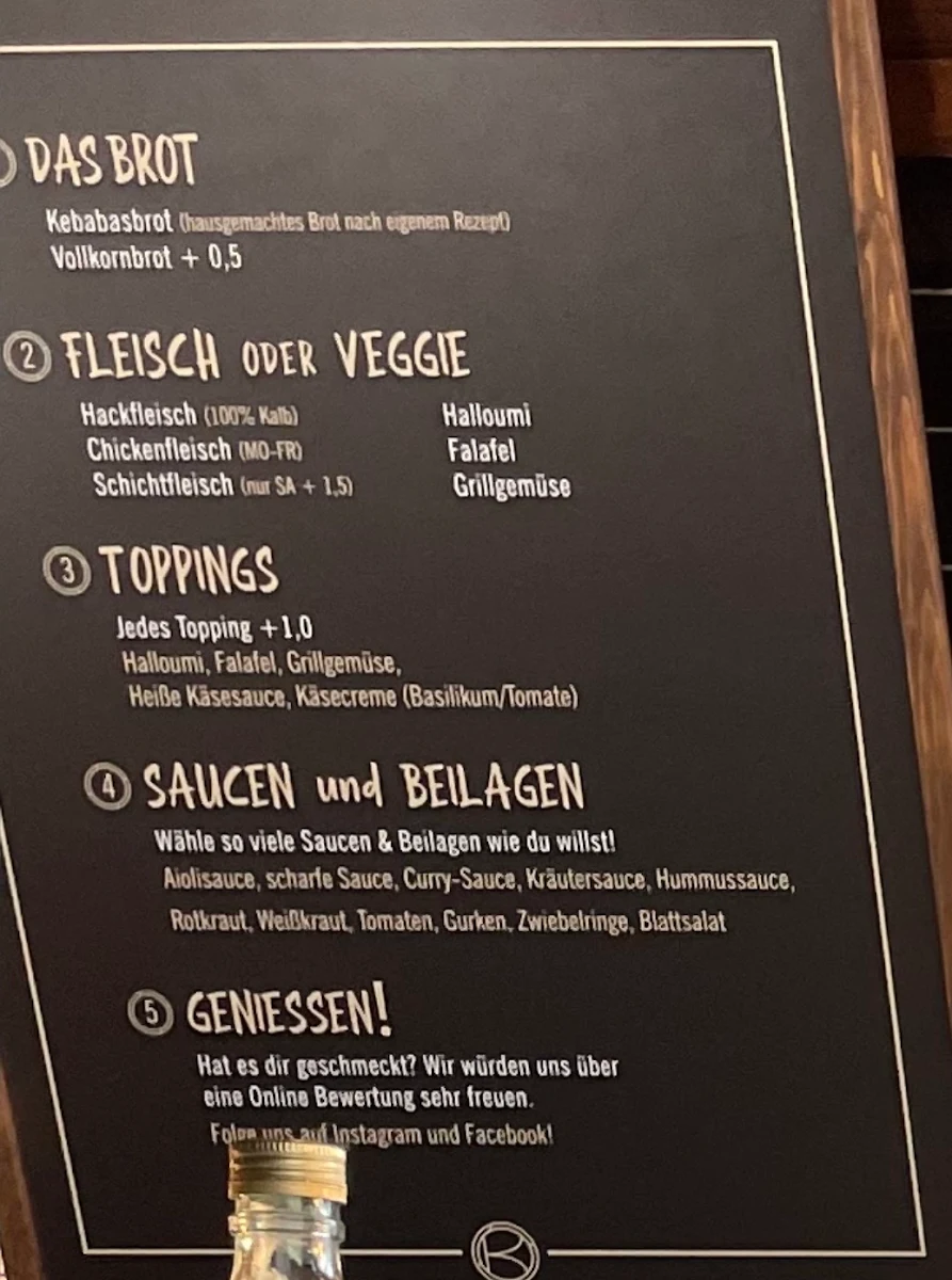 Speisekarte photo 4