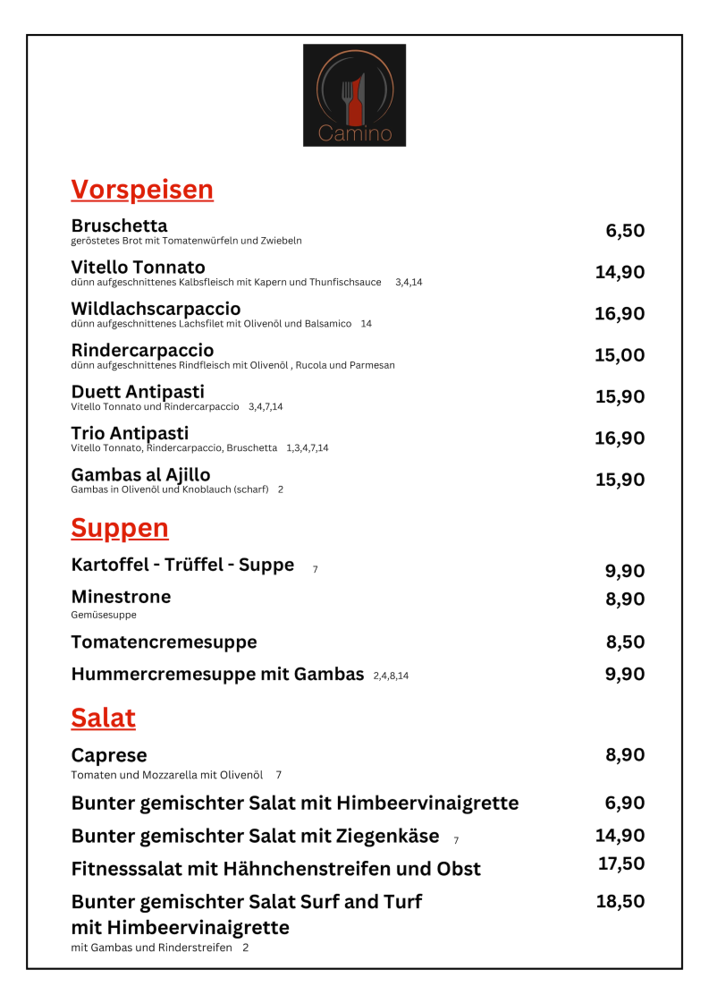 Speisekarte photo 6