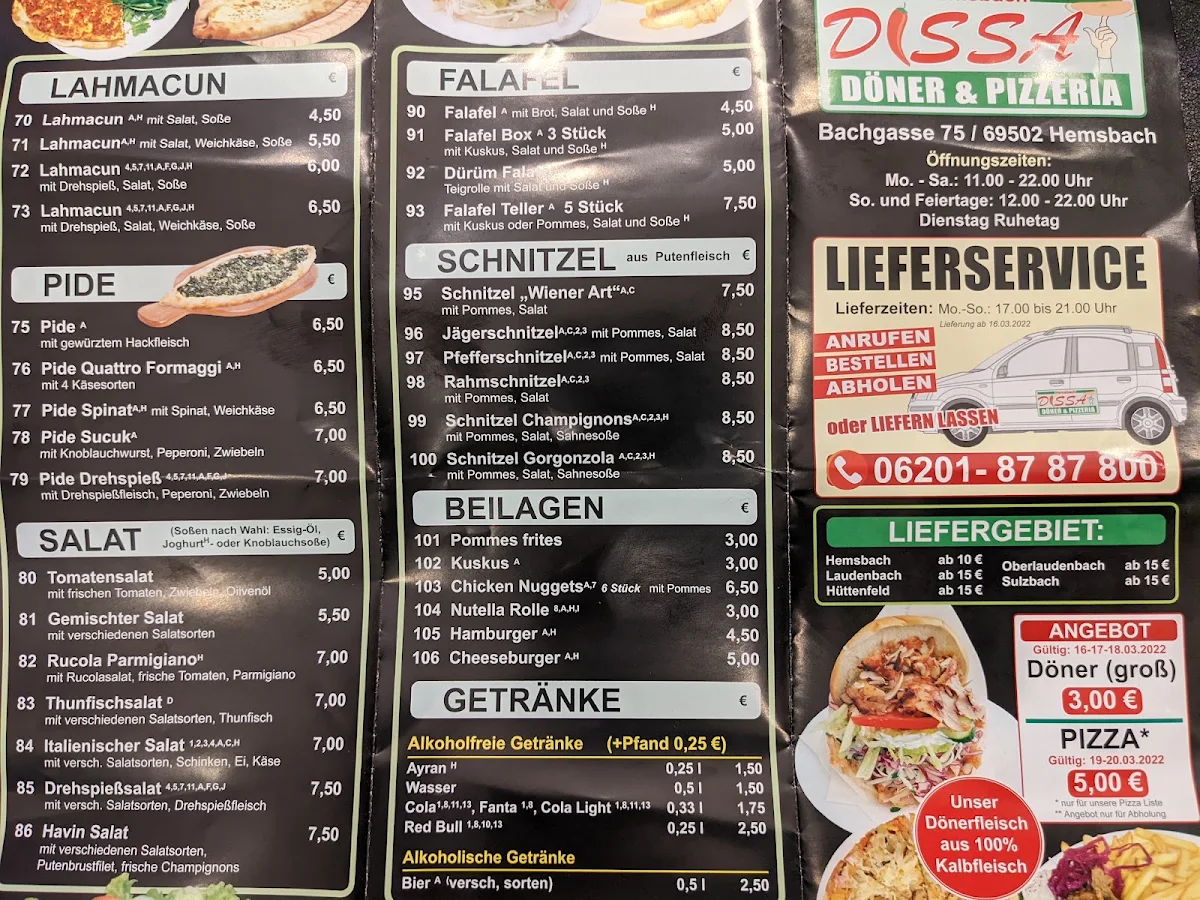 Speisekarte photo 2