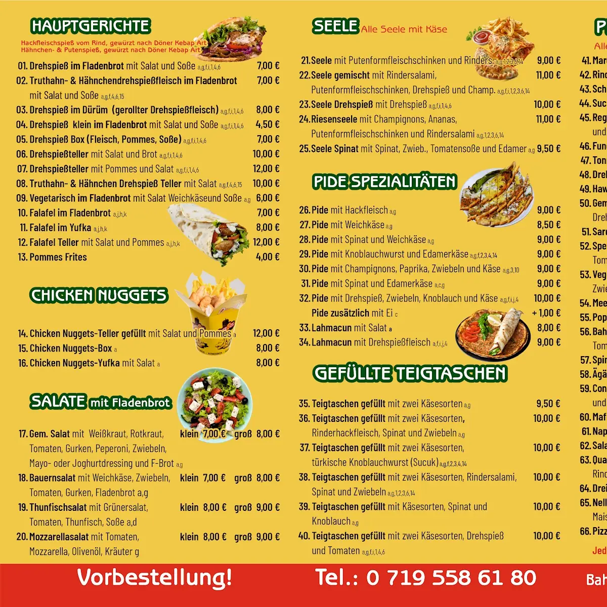 Speisekarte photo 1