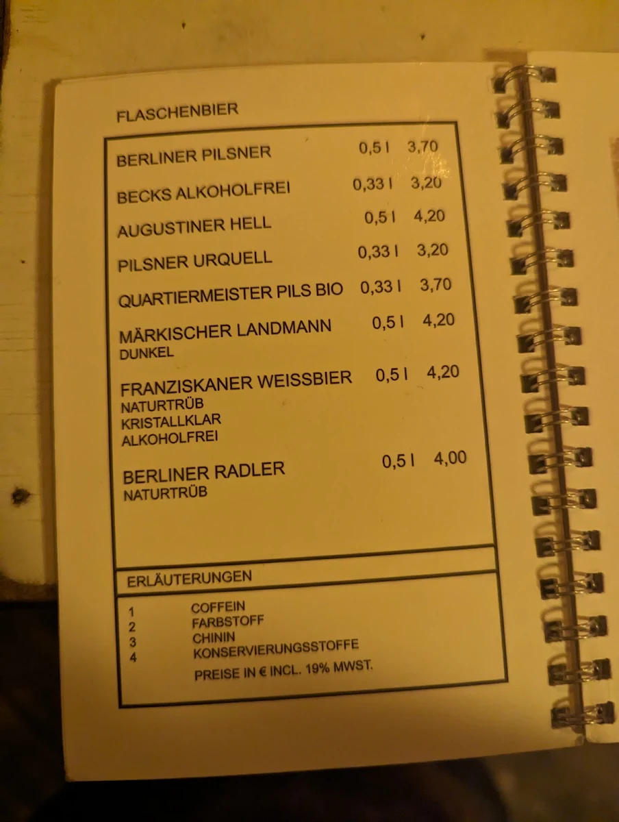 Speisekarte photo 4