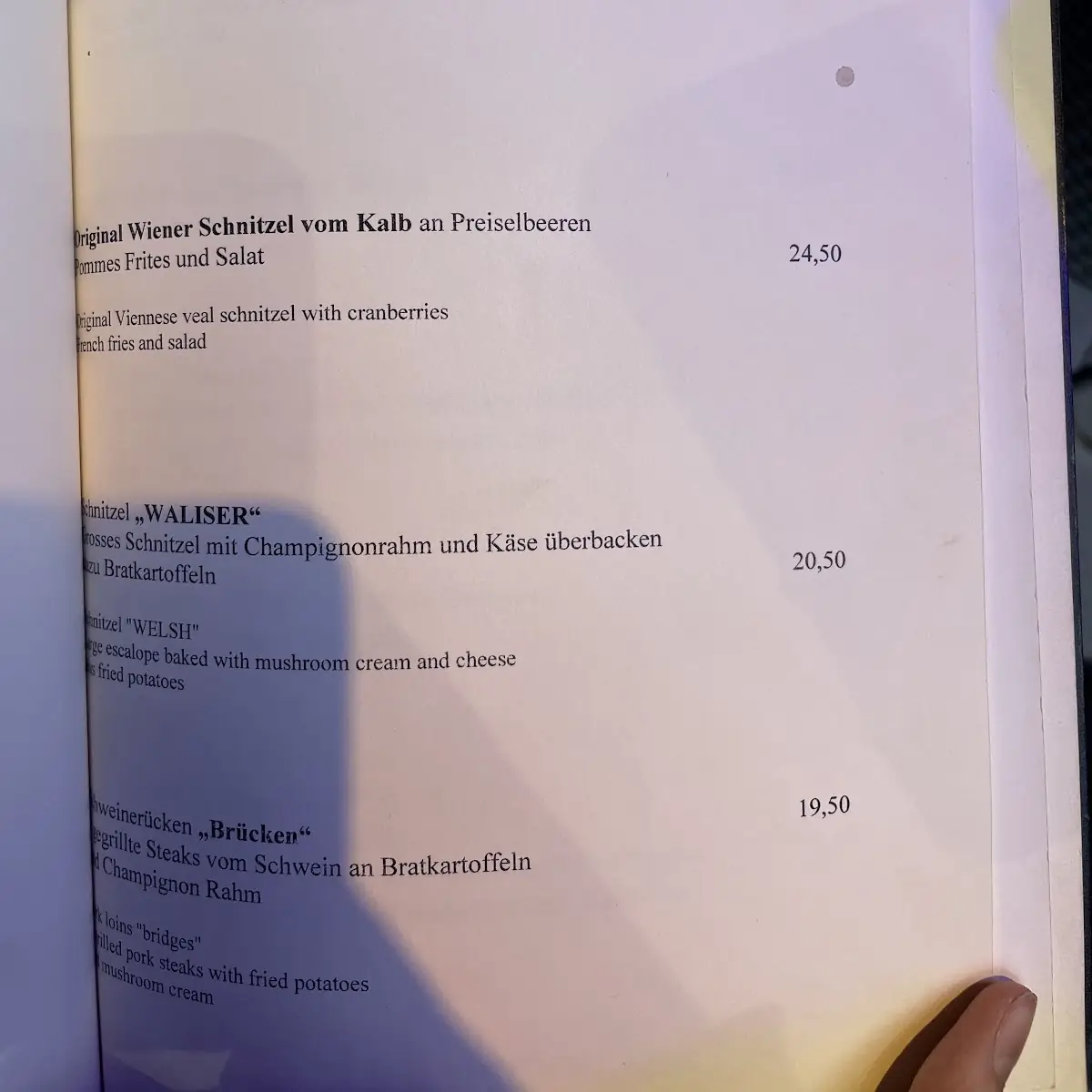 Speisekarte photo 3