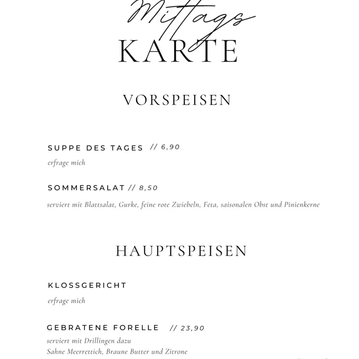 Speisekarte photo 9
