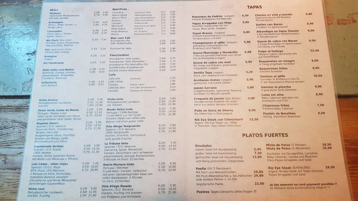 Speisekarte photo 3