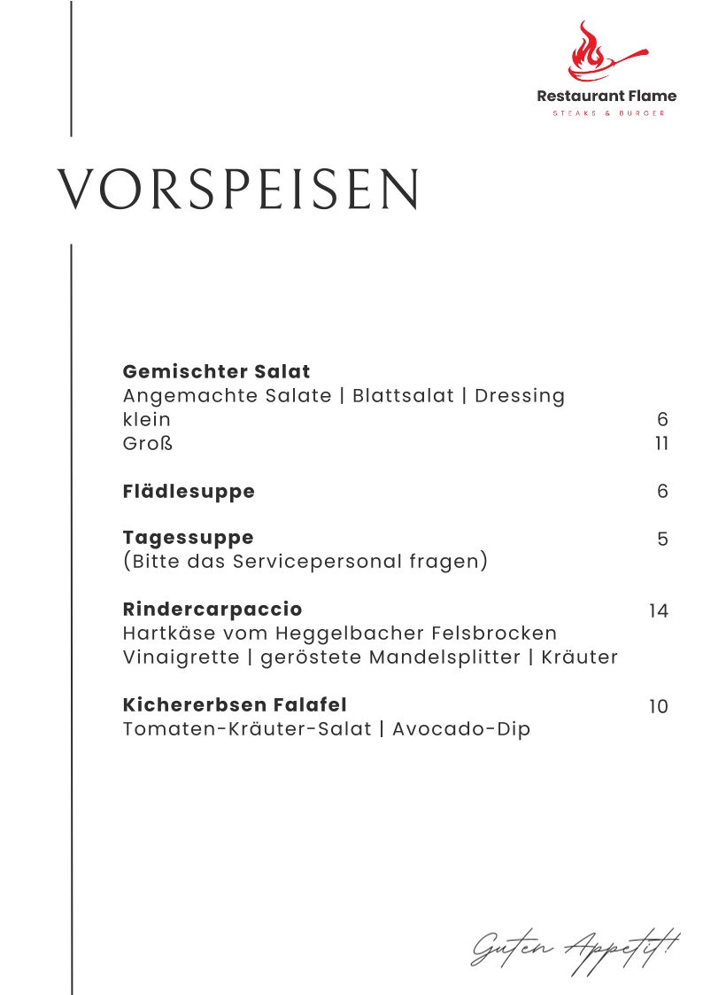 Speisekarte photo 5