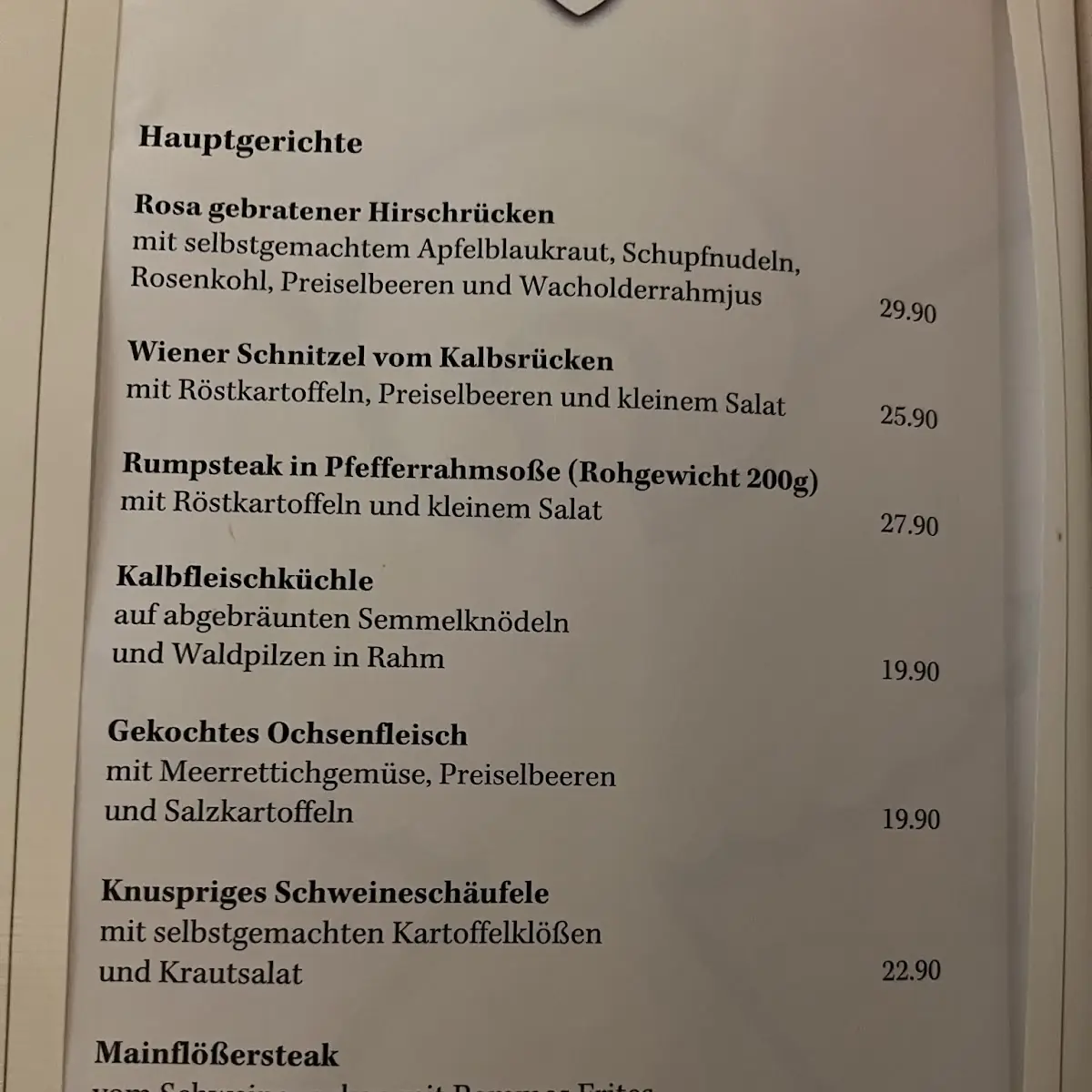 Speisekarte photo 6