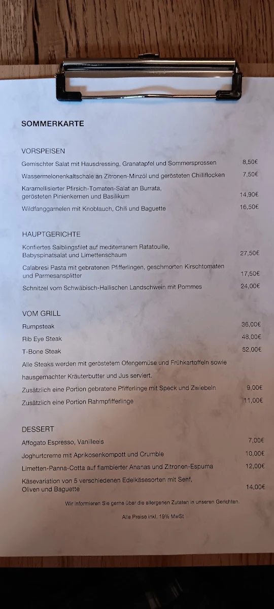 Speisekarte photo 3