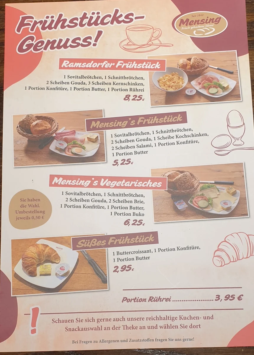 Speisekarte photo 1