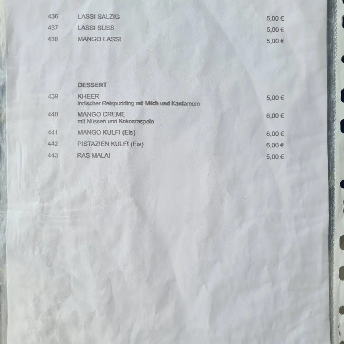 Speisekarte photo 2