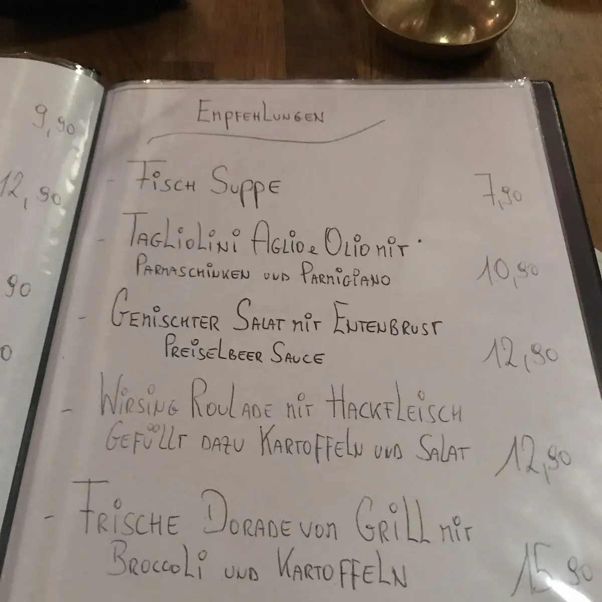 Speisekarte photo 9