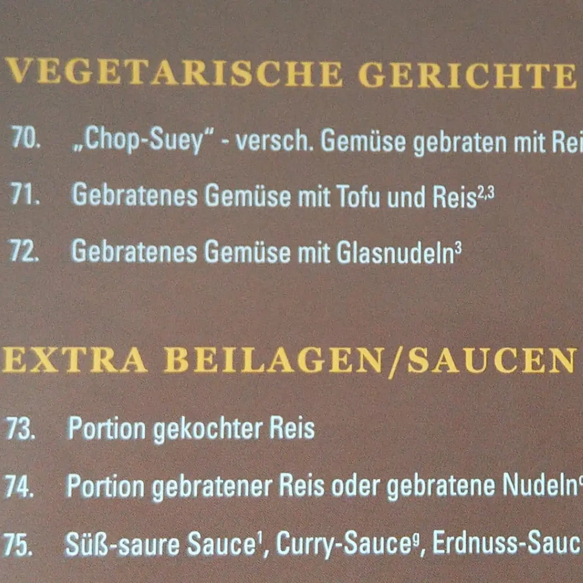 Speisekarte photo 2