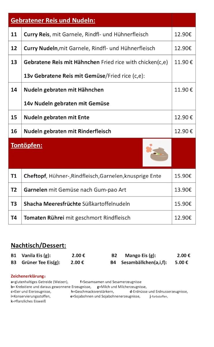 Speisekarte photo 4